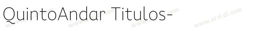 QuintoAndar Titulos字体转换